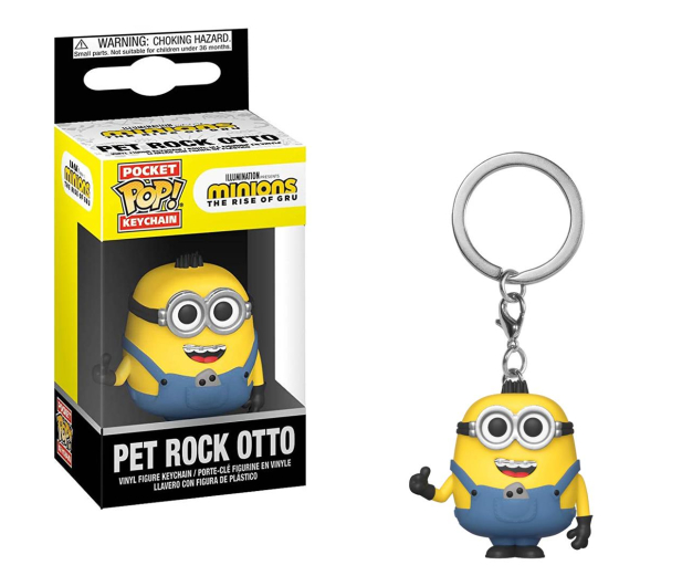 FUNKO POP Keychain: Minions 2 - Pet Rock Otto - 1124854 - zdjęcie